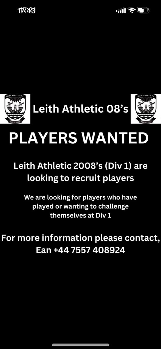 2008LAFC's tweet photo. Looking to add players to our squad. If you are interested please get in touch 👍 https://t.co/TOs5NTLD0A