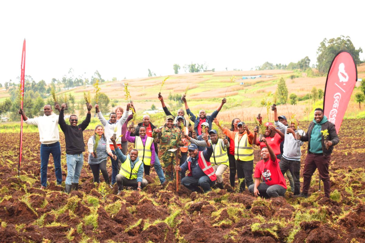 Today, I joined Molo constituents in collaboration with Keringet Water to plant 46,000 trees in response to the government's call for environmental stewardship. 🌱🌍 #TreePlantingDay #CommunityPartnership #JazaMiti #KKSeasonTwo