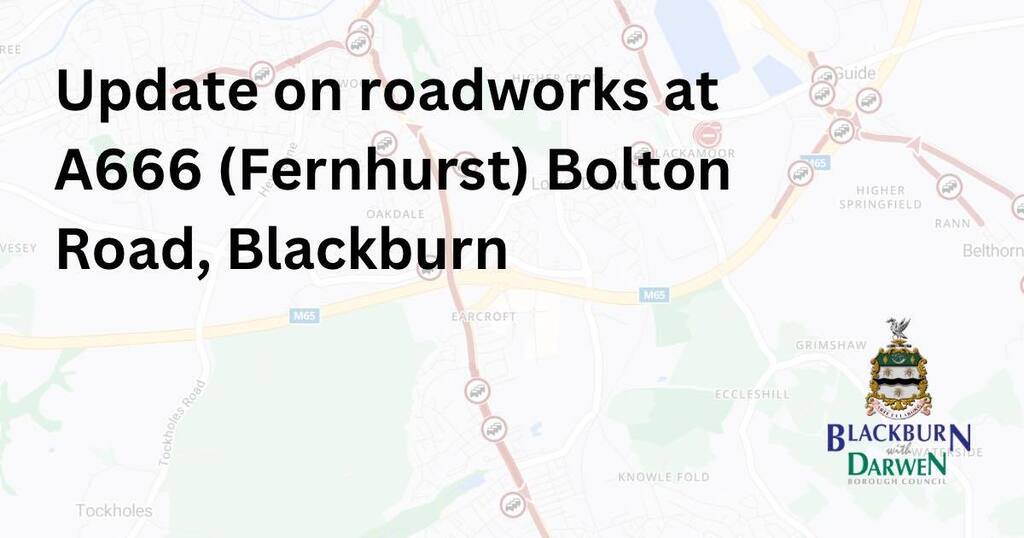 🚦 Update on works at A666 (Fernhurst) Bolton Road, Blackburn 🚦 As previously advised in our weekly roadworks update last week, works started on the A666 this morning to provide an electrical connection to The Fernhurst's new EV charging infrastructu… ift.tt/oeUh6MD