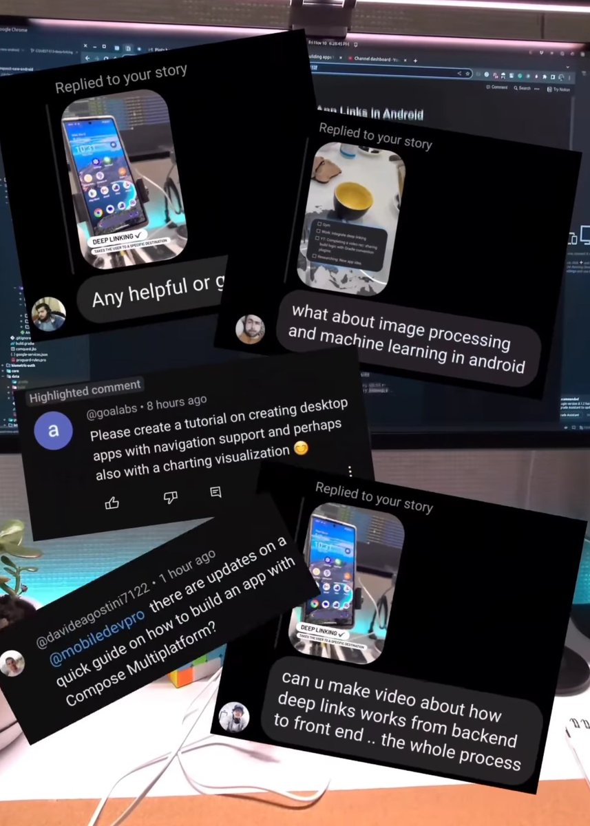 mobiledev_pro's tweet image. 📃 Quick Guides #1 

Deep Linking in Android.

I&apos;m getting more and more messages on my Instagr.am/mobiledevpro related to guides/tutorials, so decided to start sharing quick guides with code examples.

👉 1st one  ko-fi.com/s/ef2e5dcd45

#androiddev #quickguides