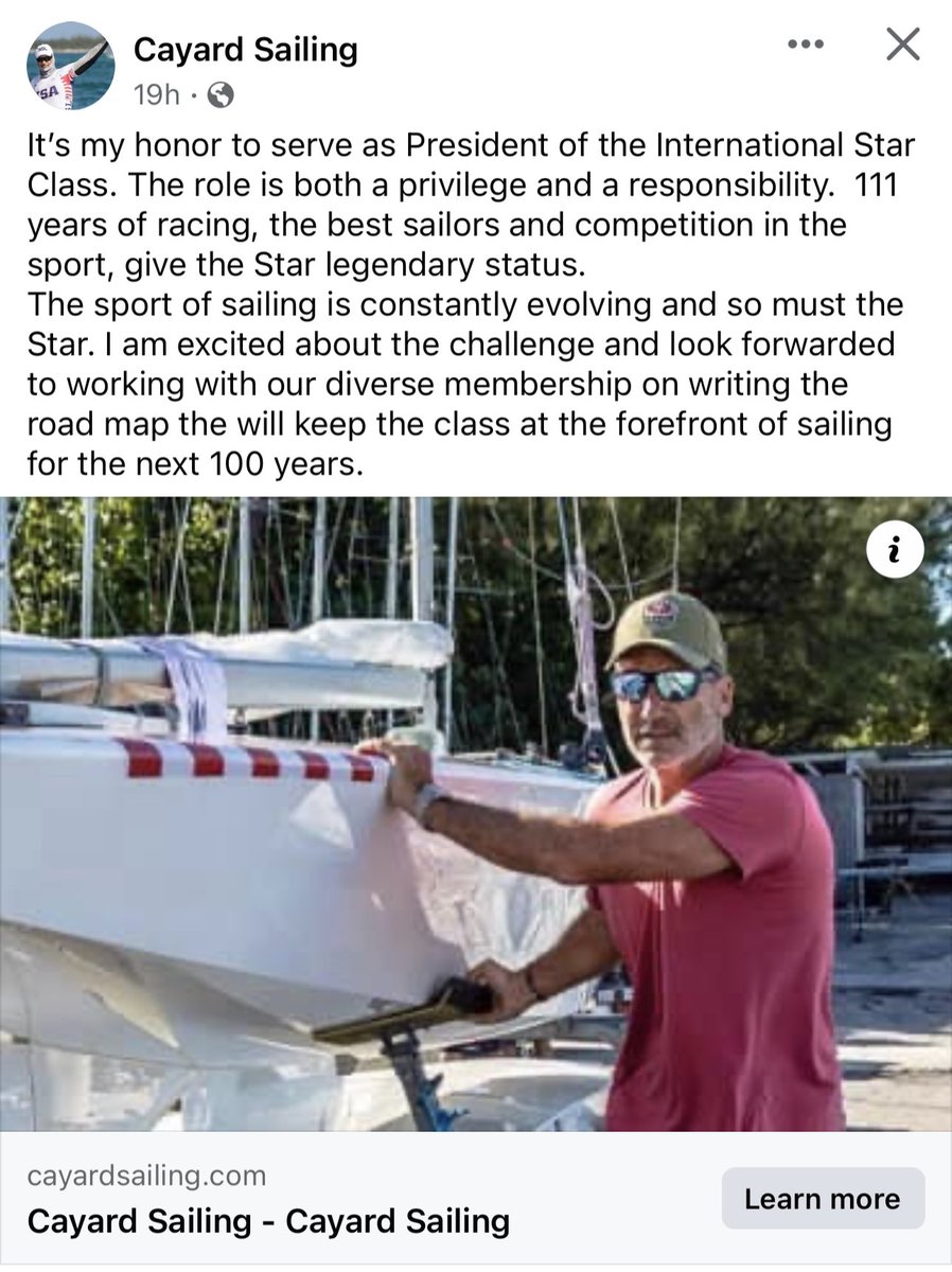 EugenioCingolan's tweet photo. The best person @CayardSailing to lead the best class โญ๏ธ@SailorsLeague #StarClass #Sports #Sailing #ISAF https://t.co/UyDyCVMgjz