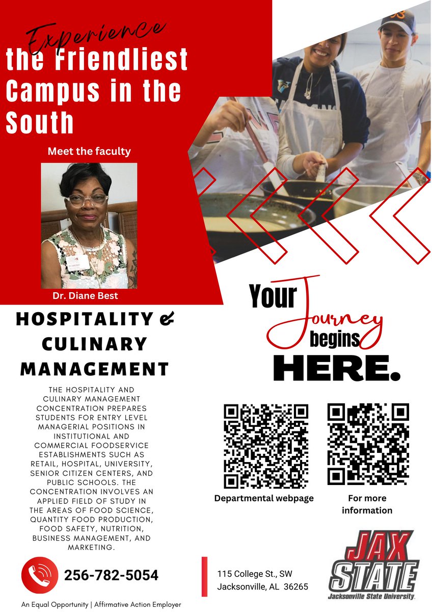FEATURED PROGRAM OF THE WEEK! HOSPITALITY &amp; CULINARY MANAGEMENT!