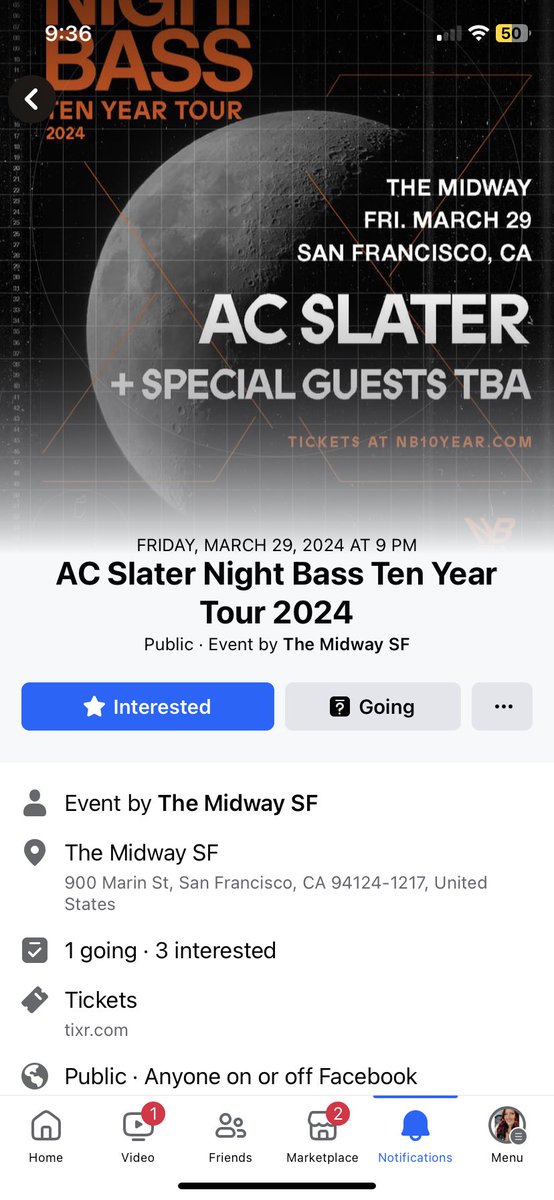 if y’all know me, you know this announcement just made my entire life .. been waiting for my people to come back to the bay and they’re doing it BIG 🥹🎉🔥 @nightbass 10 year reunion, HERE WE F*CKIN COMEEEEE!!! @djacslater 🖤