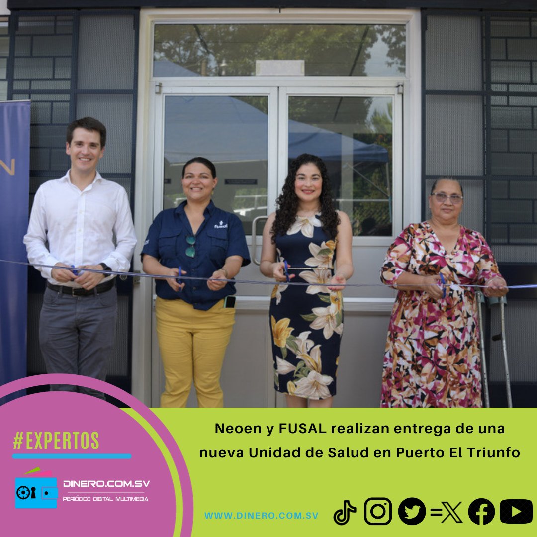 dinerocomsv's tweet photo. #Expertos En el marco del programa Horizonte, una alianza del productor de energía  renovable Neoen con FUSAL, se realizó la entrega al Ministerio de Salud  de la construcción de una Unidad de Salud Básica.

Léalo aquí: https://t.co/3iGQ2bjYOU
#MINSAL #FUSAL #Usulután https://t.co/CnQ2YRd86l