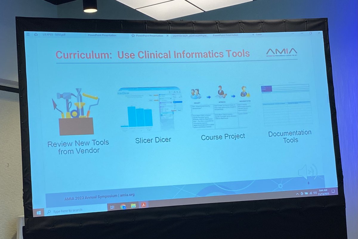 UW Applied Clinical Informatics (@uwinformatics) on Twitter photo ICYMI at #AMIA2023: A Hands-on, Practical Experience for a Clinical Informatics Medical Student Rotation.
<a href="/dfs_77/">Dave Schneider</a> and <a href="/BPattersonMD/">Brian Patterson</a> have designed a great experience for medical students <a href="/uwsmph/">UW School of Medicine and Public Health</a>! ICYMI at #AMIA2023: A Hands-on, Practical Experience for a Clinical Informatics Medical Student Rotation.
<a href="/dfs_77/">Dave Schneider</a> and <a href="/BPattersonMD/">Brian Patterson</a> have designed a great experience for medical students <a href="/uwsmph/">UW School of Medicine and Public Health</a>!