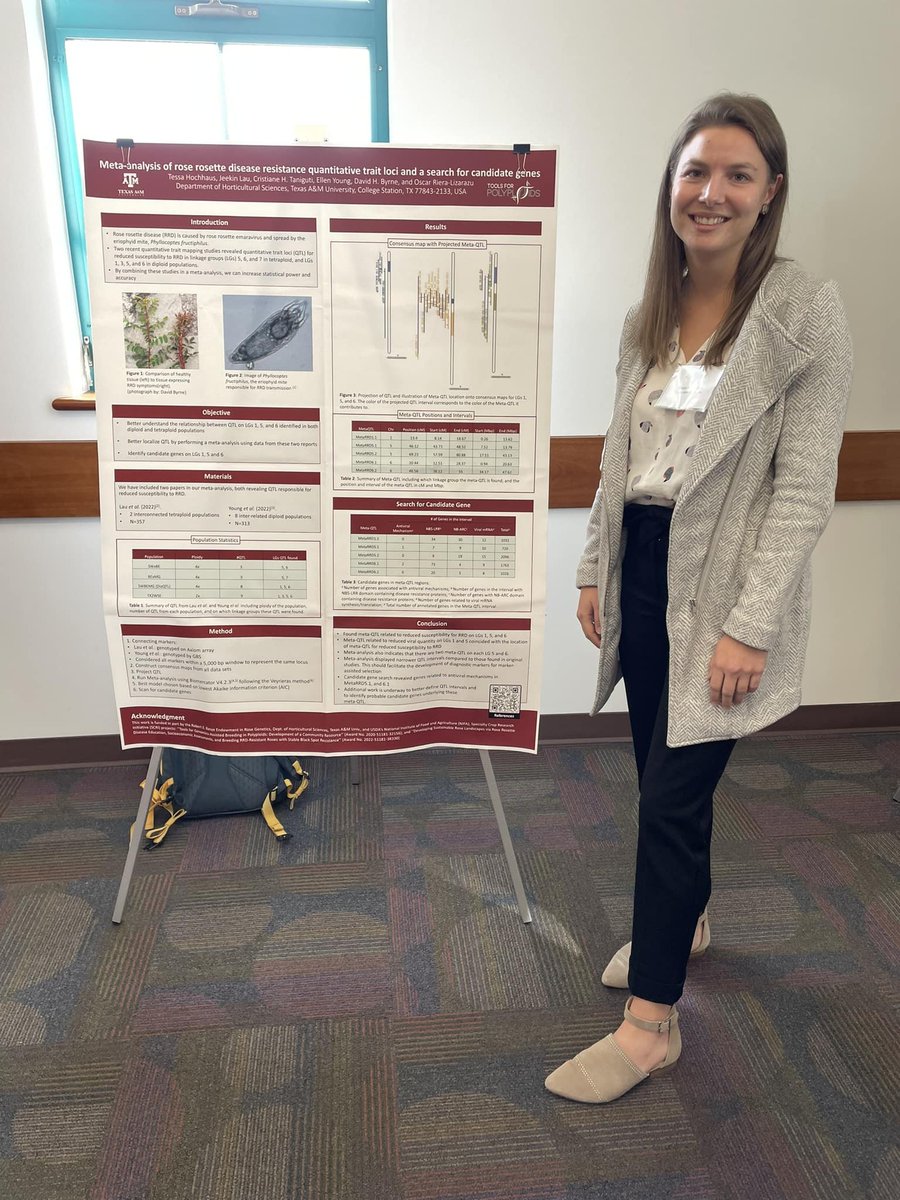Tools for Polyploids (@polyploidtools) on Twitter photo Last year, Tessa Hochhaus from <a href="/TAMU_roses/">TAMU Rose Breeding Program</a> presented a poster on her research on rose rosette disease resistance at our workshop. You can present a poster too! Visit the link below to submit an abstract before November 27th. polyploids.org/abstractsubmis… Last year, Tessa Hochhaus from <a href="/TAMU_roses/">TAMU Rose Breeding Program</a> presented a poster on her research on rose rosette disease resistance at our workshop. You can present a poster too! Visit the link below to submit an abstract before November 27th. polyploids.org/abstractsubmis…