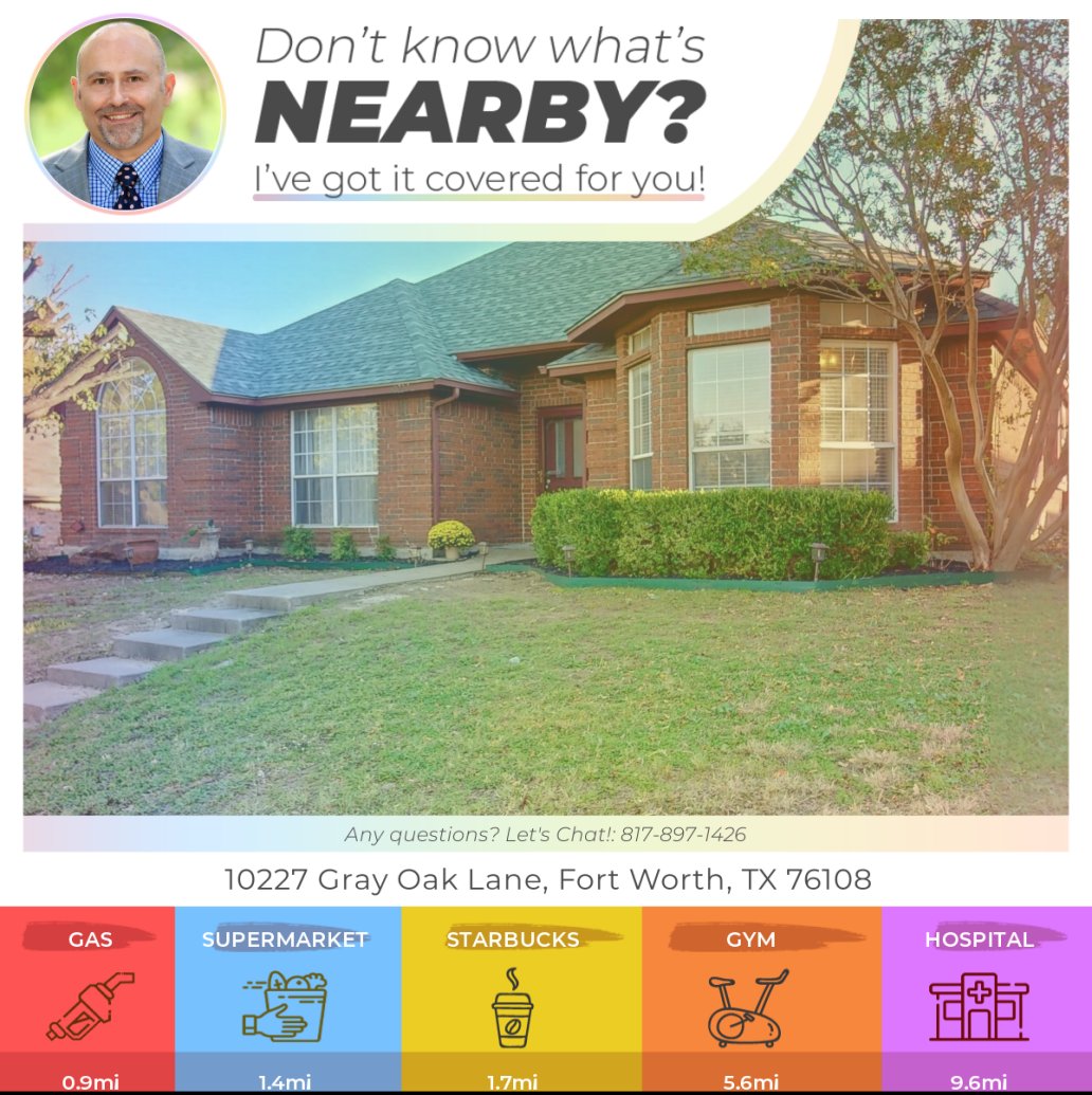 CurryRealty's tweet photo. A spacious home in a great neighborhood, great schools nearby, and close to all the amenities you need...what more could you ask for in a family home! #homeforsaletx #fortworthtx #fortworthrealestate #dfwrealestate #familytx #txfamily #visitxfamily #worthclarkrealty https://t.co/yFU6X9iWdE