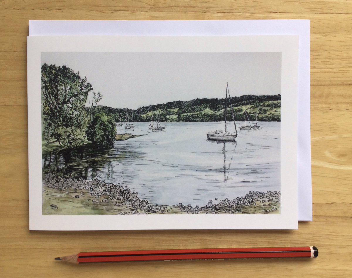 Some of my pen and watercolour paintings are now available as a greetings card on Etsy.
#conistonwater #lakedistrict