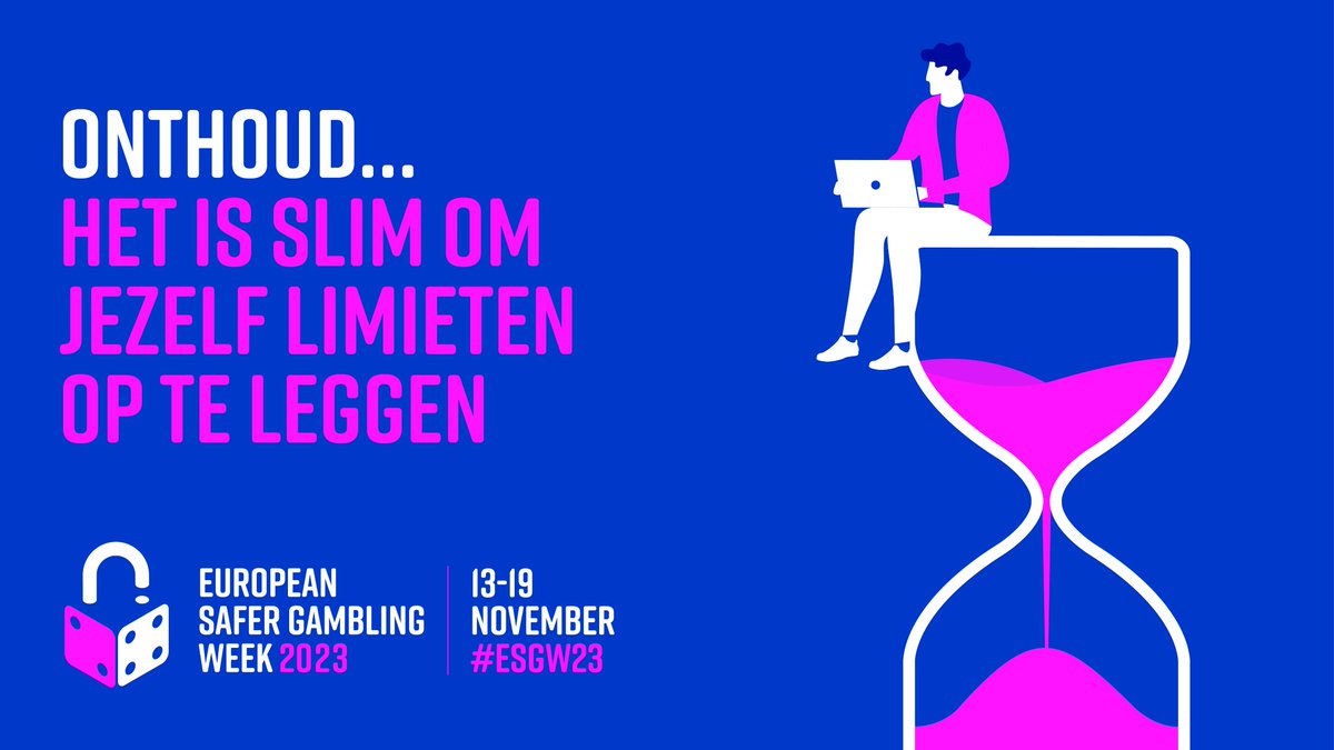🇪🇺 EUROPESE VEILIG GOKKEN WEEK :

Bepaal vooraf hoeveel je maximaal wilt inzetten en hoelang je wilt gokken, en houd je hieraan.

Heb je het gokken niet meer onder controle of twijfel je over je gokgedrag, surf naar <a href="/loketkansspel/">Loketkansspel</a> of bel gratis AGOG: 0800 – 22 777 22
#ESGW23