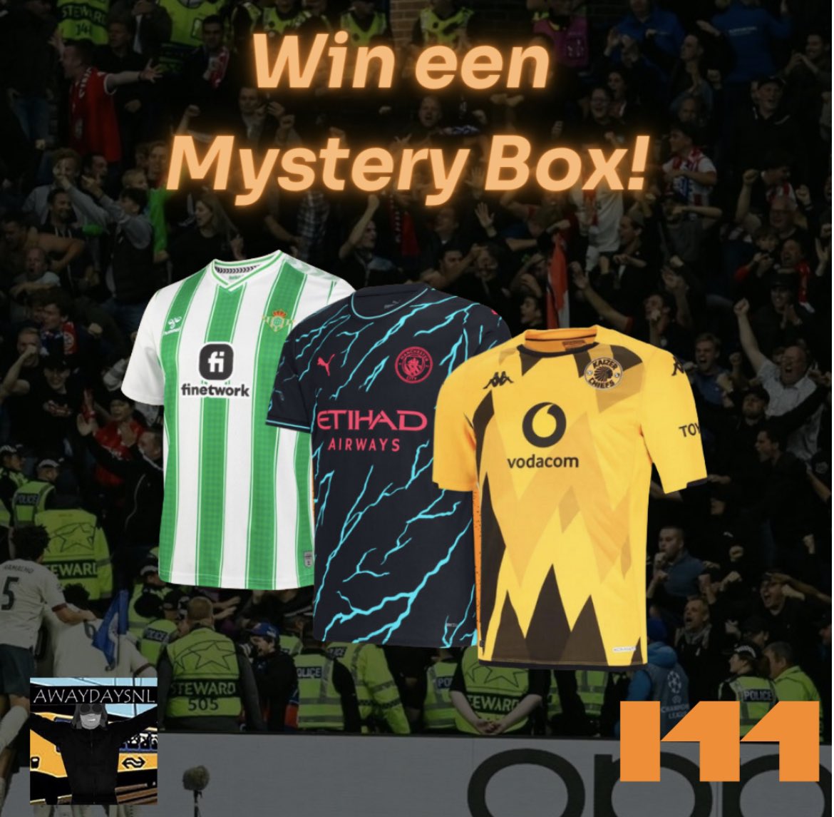 💥 WINACTIE 💥

In samenwerking met @MysteryUnitedNL geven wij een Classic Mystery Box weg!
 
Wat moet je doen om te winnen?
1️⃣ Retweet
2️⃣ Volg <a href="/AwaydaysNL/">Awaydays NL</a> en @MysteryUnitedNL
 
Succes!