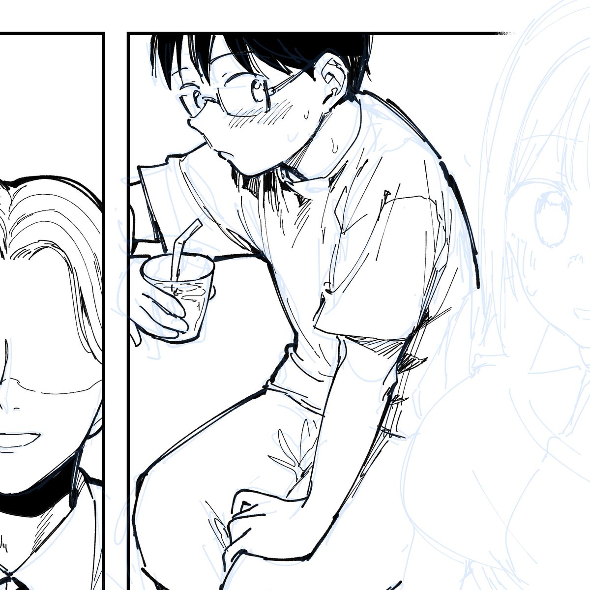 ペン入れを始めたりしちゃって 