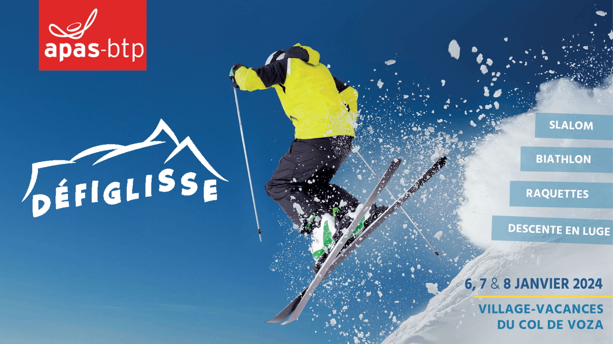 APASBTP's tweet image. Découvrez le DéfiGlisse 🎿

La Coupe de Ski se réinvente avec une dose supplémentaire de plaisir et d'épreuves dans notre Village-Vacances APAS-BTP du Col de Voza ❄️

📅 Du 6 au 8 janvier 2024
Infos et inscriptions 👉bit.ly/APAS_DefiGliss…

#APASBTP #DéfiGlisse #Ski