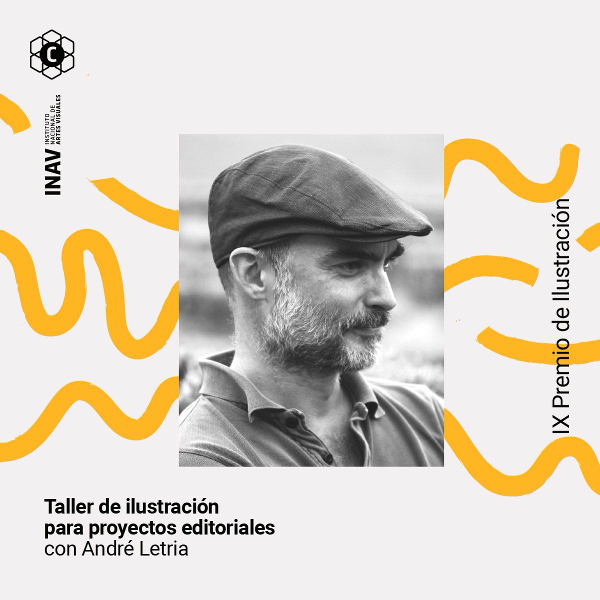 Invitamos a ilustradores a participar del taller que dictará el jurado portugués del IX Premio de Ilustración, André Letria. 
La actividad sin costo y con cupos limitados será el 28 y 29 de noviembre de 9 a 12 h en el Museo Figari.

Inscripciones: gub.uy/cultura