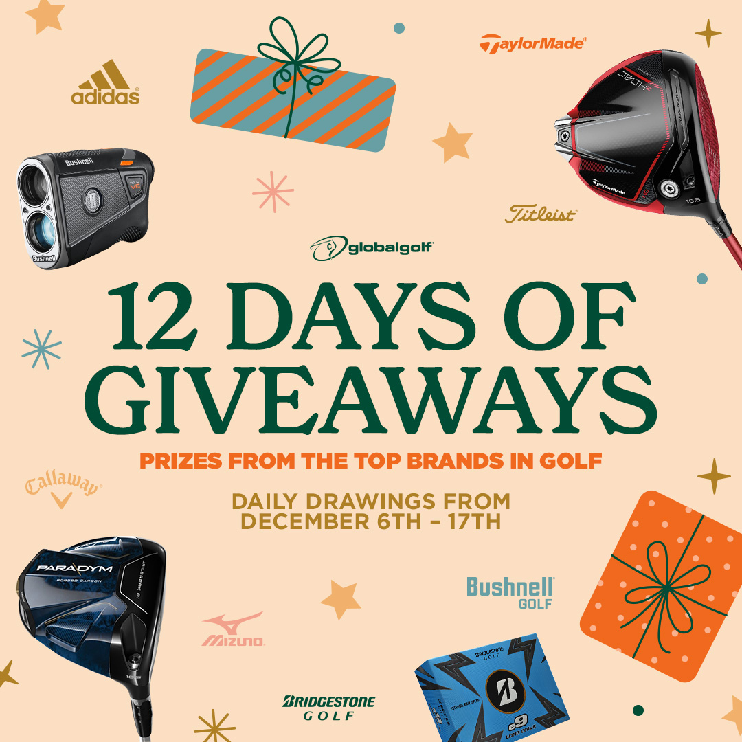 globalgolf's tweet photo. Don't miss out!
Enter now for your chance to win one of our 12 Days of Giveaways! Amazing prizes from the top brands in golf!
👉 https://t.co/eqSxNi97Ar
Like, comment and share for bonus entries!
*Must Be Following*
_Giveaways between 12/6 &amp; 12/17
#GlobalGolf #AllAboutU #Golf https://t.co/zho8oPQ0Mq