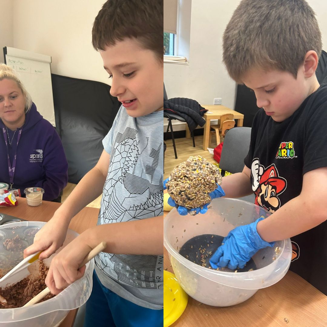 sparkleappeal's tweet photo. We enjoyed making bird feeders in Blaina Play Club recently... 🐥✨

#HelpingSpecialChildrenShine #Sparkle #SparkleAppeal #Fundraising #Charity #PlayClub #ChildrensClub #KidsClub #Gwent #MuchFun #BirdFeeder #BirdFeed https://t.co/ku1mCPKz0J