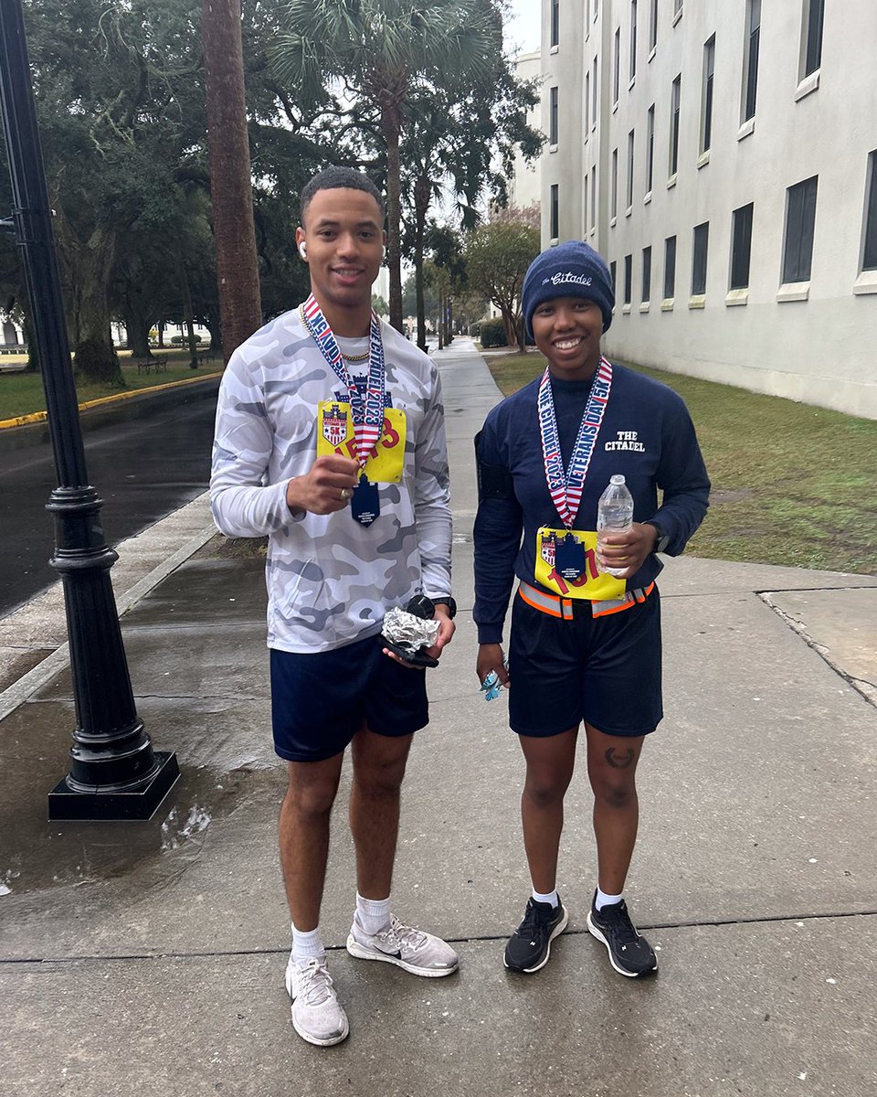 Citadel1842's tweet image. The community and campus came out for the Veterans Day 5K at The Citadel on a cold, rainy Sunday morning. Thank you to everyone who participated in the race or volunteered to make this event possible.