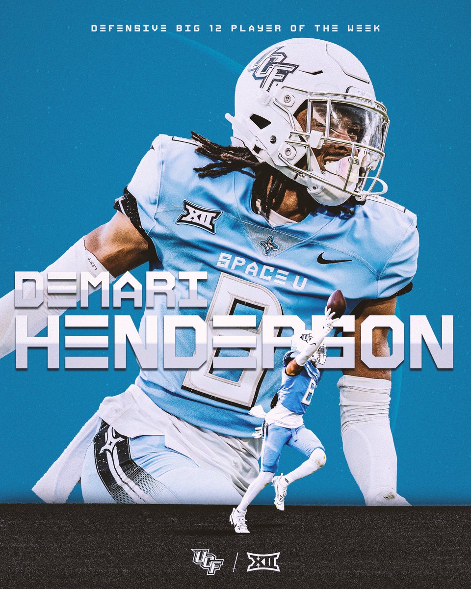 Hometown Hero‼️ Demari Henderson is your Defensive Big 12 Player of the Week 👏