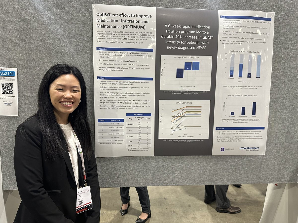 GailPetersonMD's tweet image. Impressive showing by @UTSWInternalMed residents highlighting their research at AHA! @UTSWIMchief @DinoKazi @DocBrownAB @JamesPMacNamara @DenWakeham @nickhendrenMD @sandeepdasmd