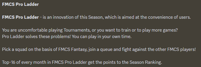 FMChampSeries's tweet image. #FMCS

FMCS Pro Ladder