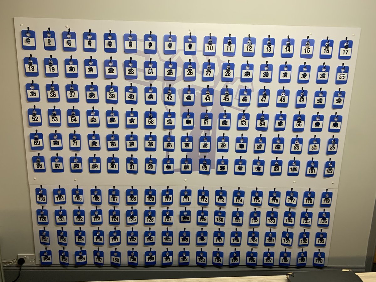 Celebrating #MathsWeekEngland with the local garage - because everyone needs a copy of the 17x table on their wall.
