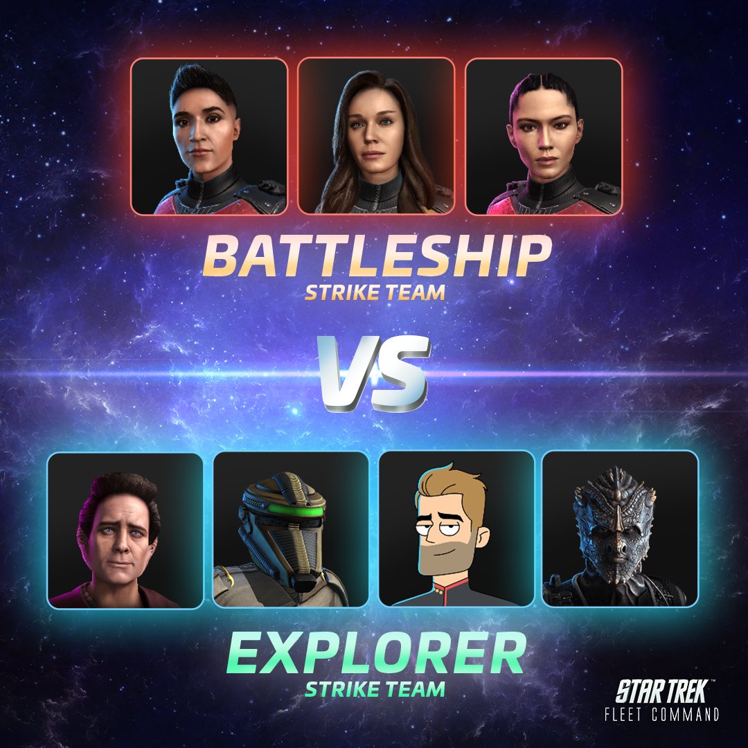 Battleship Strike vs Explorer Strike! Drop your pick in the comments!👇 #StarTrek #StarTrekFleetCommand #STFC