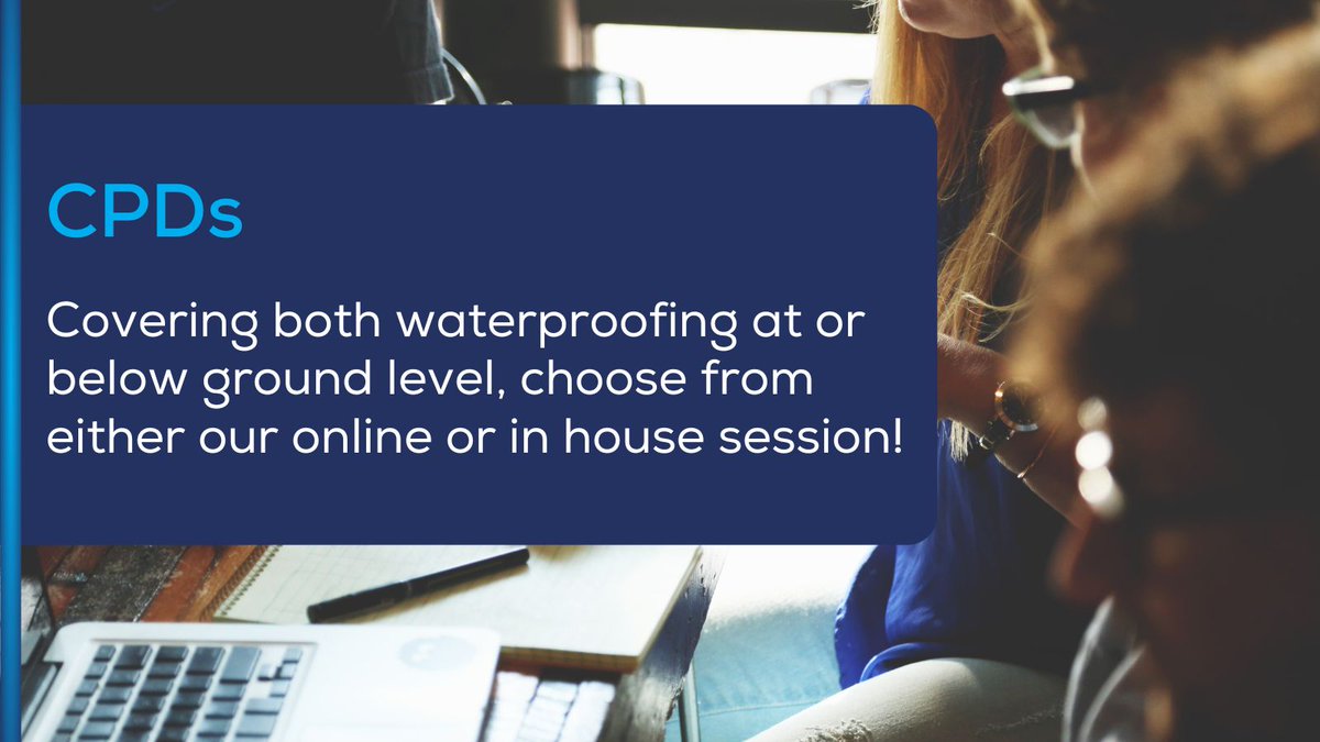 mr_riw's tweet photo. Have you done a #CPD recently? Now is the perfect time to refresh your knowledge ready for the #NewYear. Choose from either our online or in-person session covering #waterproofing at or below ground level! 
https://t.co/phyOIDYJ5a https://t.co/GJEmPdAcSg
