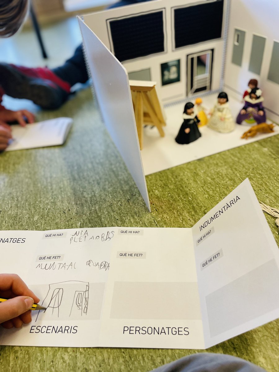 fragosusmarkus's tweet photo. Som-hi que toca obrir la caixa 2 de La maleta Picasso. “Las Meninas. L’admiració pels artistes clàssics”. Els personatges, l’escenari, la vestimenta i els homenatges. Moments d’exploració en petit grup i accions de posada en comú grupal. @escolacamins @museupicasso #picassoeduca https://t.co/1OHCSvjSc8