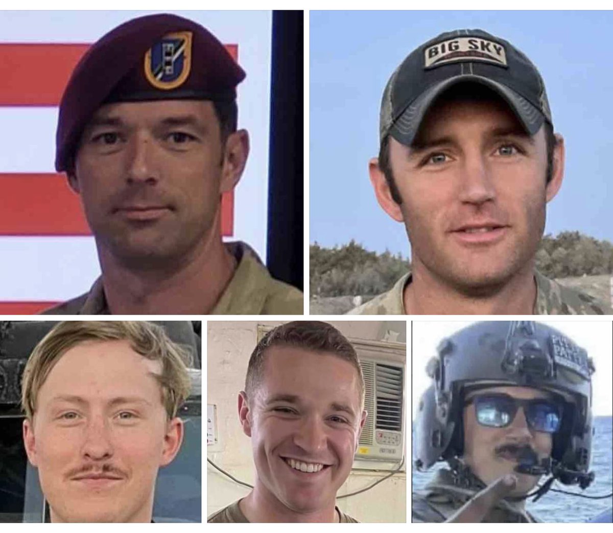 Five Green Berets killed in a helicopter crash in the ME over the weekend. At least the USASOC facebook page had the decency not to spread the “training accident” lie. And for what? Not a gottdam thing. Fuck anyone who supports sending our troops to die for these bullshit wars.