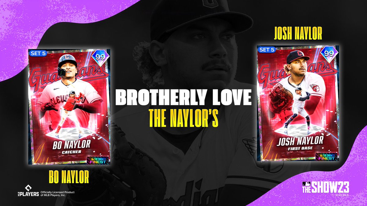 EdM_CCC's tweet photo. Brothers playing in the MLB is a rare sighting. But for Bo and Josh Naylor they not only both play in the MLB, but play on the same team! 2023 was Bo's rookie year and he hit 11 HR with a 124 OPS+. While his brother played his 5th season, smashing 17 HR and 97 RBI.

#MLBTheShow23 https://t.co/O2rnUOy60r