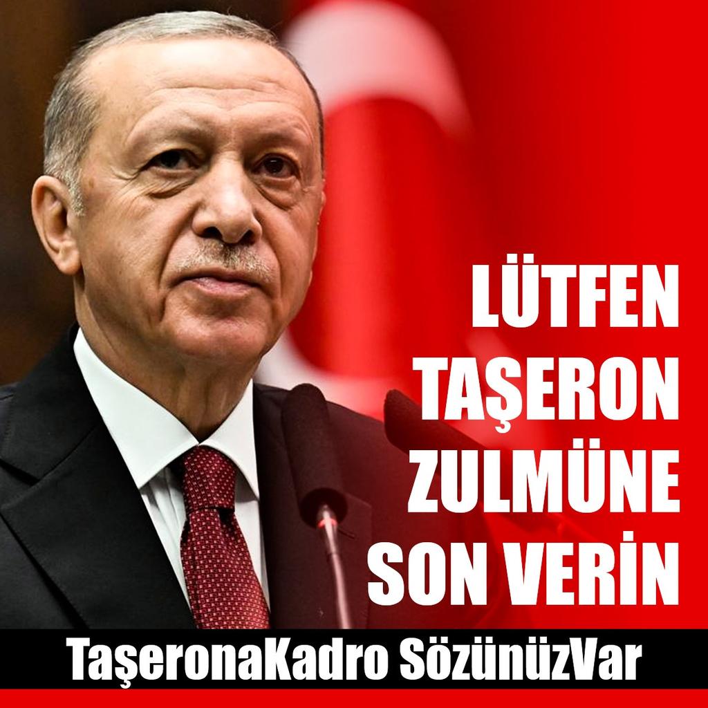 Reis ayrımcılık yapmaz haksızlık karşısında sessiz kalmaz dedik ama ayrımcılığa göz yumdu TaşeronaKadro SözünüzVar dı bir kısmı sevindi bir kısmı göz ardı edildi 120 bin taşeron kadro dışı bırakıldı
Bu haksızlık son bulsun
<a href="/Akparti/">AK Parti</a> 
<a href="/_cevdetyilmaz/">Cevdet Yılmaz</a> 
<a href="/akbasogluemin/">Av. M.Emin AKBAŞOĞLU 🇹🇷</a> 
<a href="/RTErdogan/">Recep Tayyip Erdoğan</a>