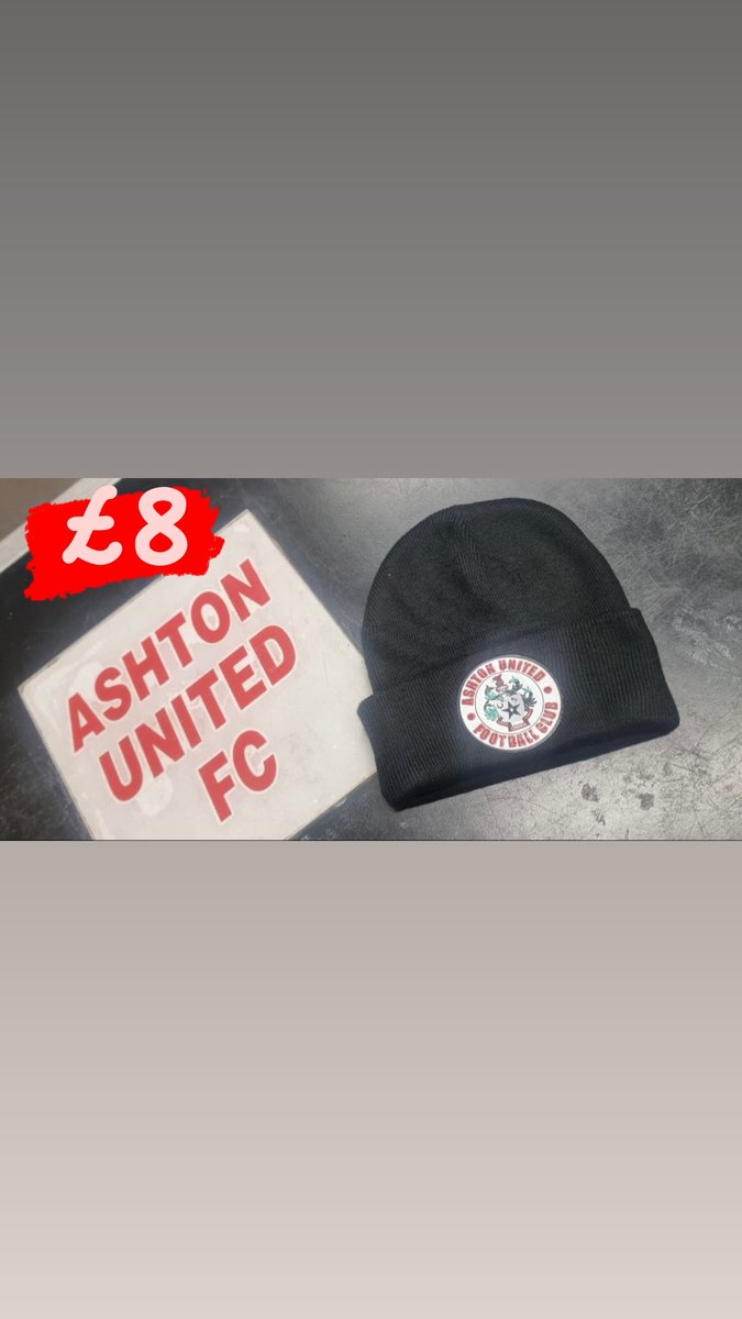 Club Shop Update 🔴⚪️ Bit windy this evening & we know exactly what you need to keep warm, one of our cosy winter hats!💨 We’ve got @LukeRealRobin printing them up right now, so drop us a message to get yours ordered before they’re gone! ⏱️