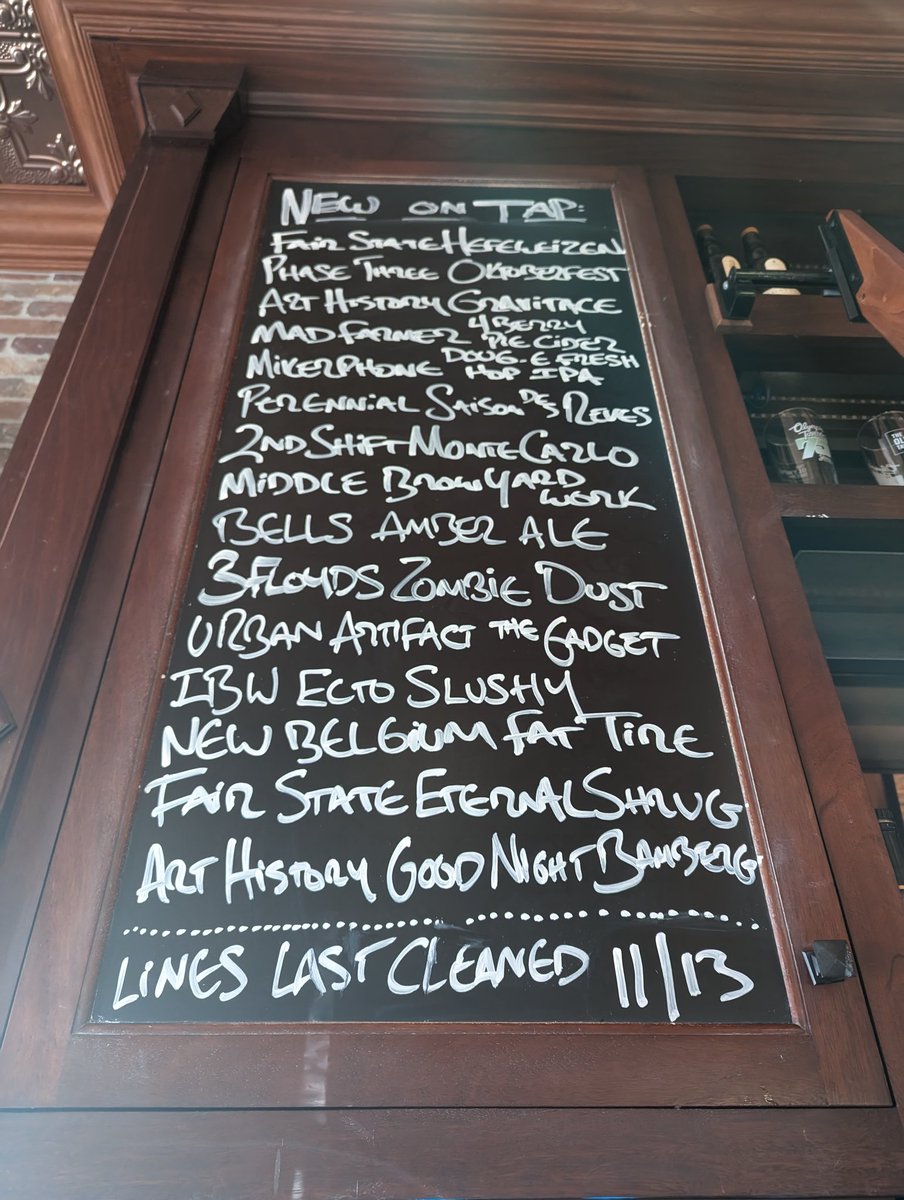 OlympicTavern's tweet photo. You know what time it is -- your biweekly reminder to clean your damned draft lines.
And a friendly reminder to check your glycol health too! Don't make that chiller run overtime bc your glycol mix is off. Good way to burn out a pump / compressor.
#rockford #draftcleaningday https://t.co/Qo0960pgMU