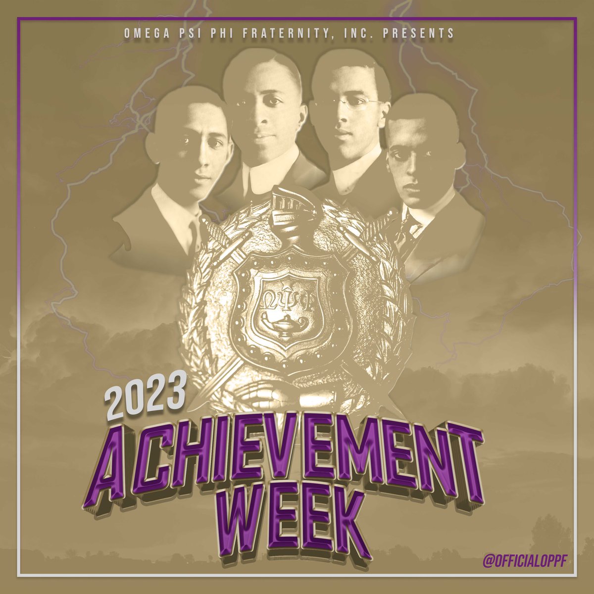 OfficialOPPF's tweet image. Check the story for #OmegaPsiPhi Achievement Week Calendars/Events from chapters and districts across the globe ⚡️#fietts #achievementweek