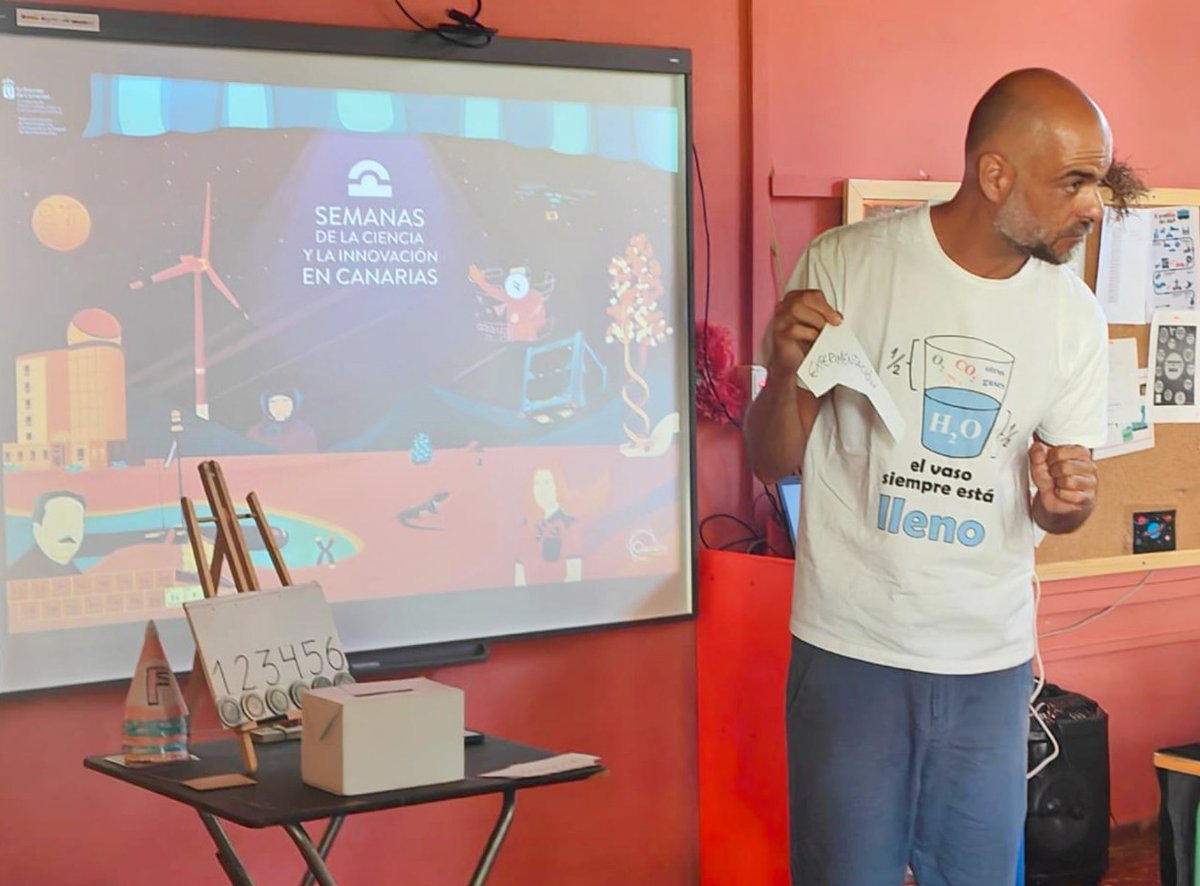 Nos fuimos al CEIP SAUCILLO #Gáldar con "La Ciencia en la Magia", un espectáculo que revela cómo los principios científicos dan vida a asombrosos trucos mágicos. 🧪🤹‍♀️Mil gracias alumnado y profesorado!!
➕ℹ️tribarte.com/semanas-de-la-…

#scic23 #somosciencia #somosinnovación