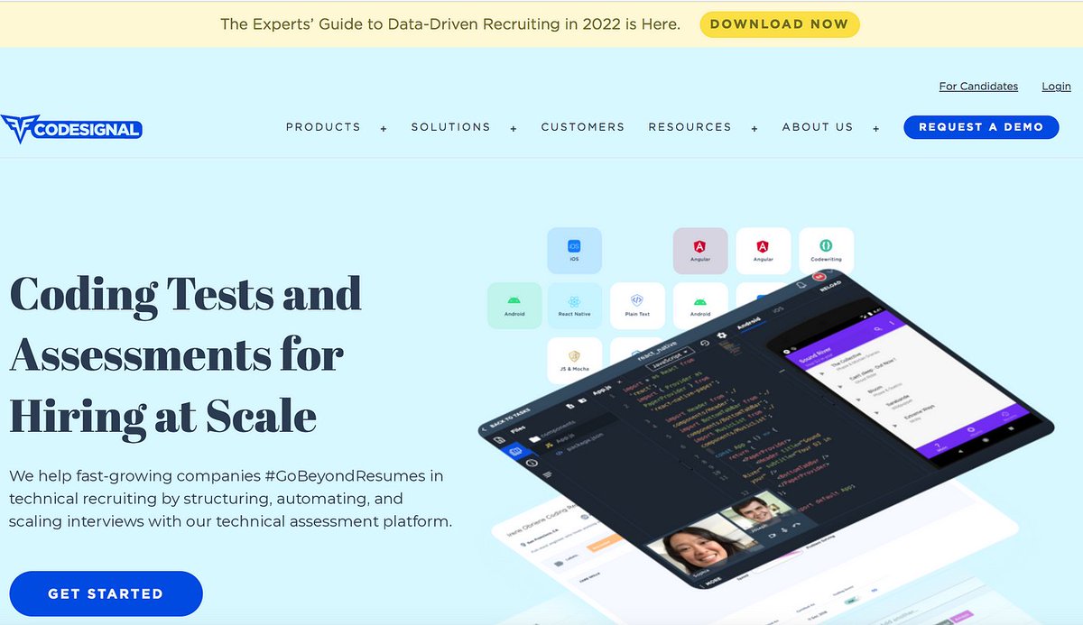 Thewebsitehome's tweet image. 10/ Code collaboration with CodeSignal! 🤝 CodeSignal's AI platform offers coding challenges and collaborative coding features, allowing you to practice coding in a teamwork environment. #CodeSignal #CollaborativeCoding