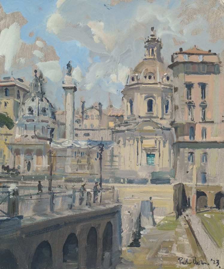 'Foro di Traiano, #Rome' from my forthcoming solo #exhibitions with Messums (at 2 of their galleries). Preview/buy online now: 1. @MessumsLondon, Cork Street, London: messums.org/exhibitions/pe… 2. @MessumsWest, Tisbury, Wiltshire: messums.org/exhibitions/pe… (opens this weekend!)