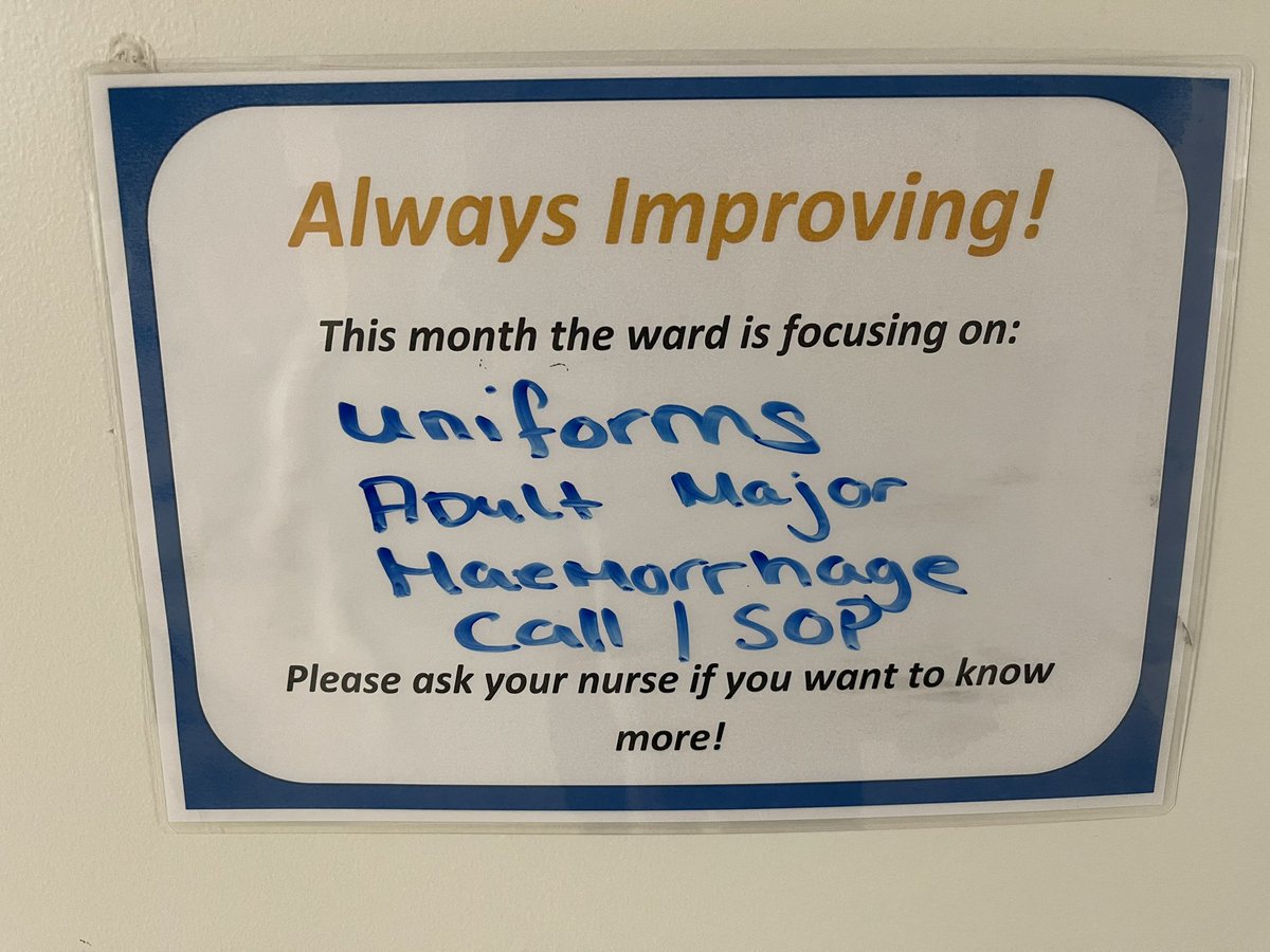 With an operation in two days, I can only hope these are in ‘no particular order’