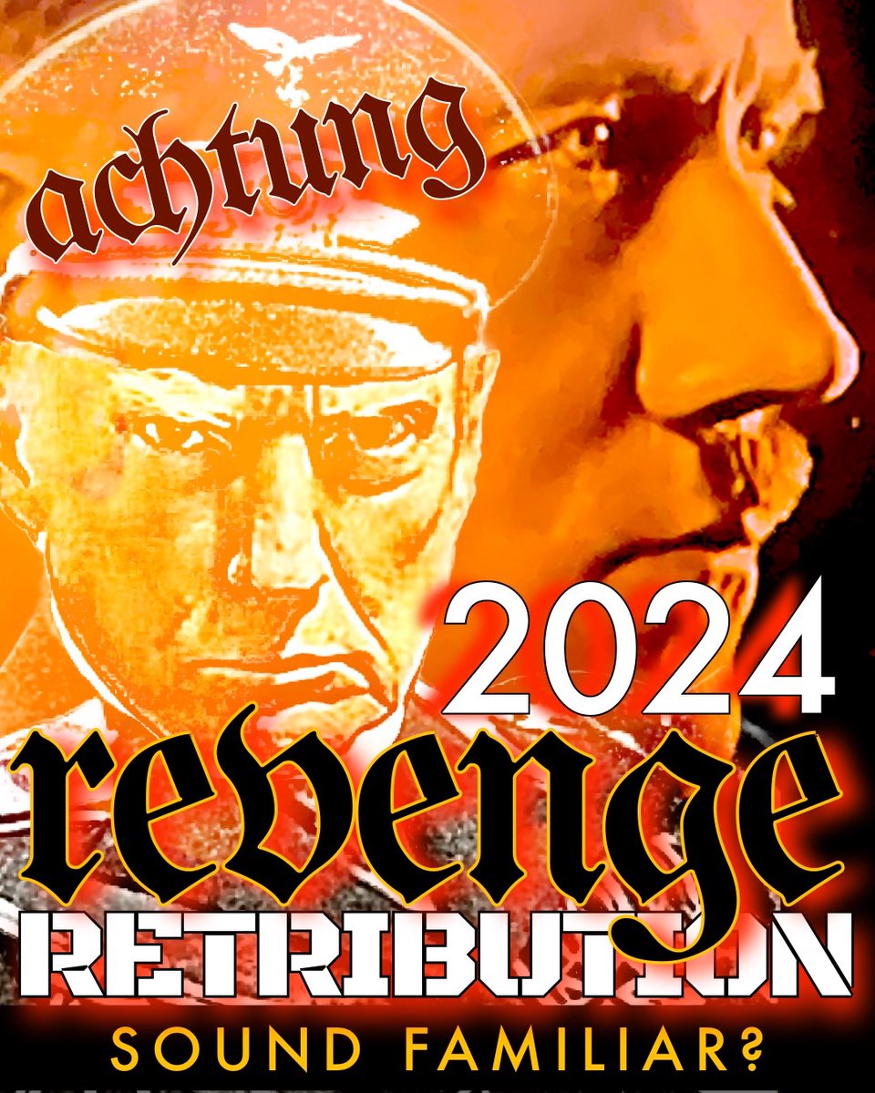 trishmc1958's tweet image. trump’s ramping up his Hitler-Brownshirts campaign of VIOLENCE…
#NOTHYPERBOLE

👉1923: Beer Hall Putsch—
Hitler’s Coup1
👉2017: Jan 6th—
x45’s Coup1

👉1933: Hitler Legalizes TOTAL FASCIST GENOCIDAL Autocracy

👉NOW:
Govt Infiltration of the Aryan KKKristofascist gop
👉2024: ?
