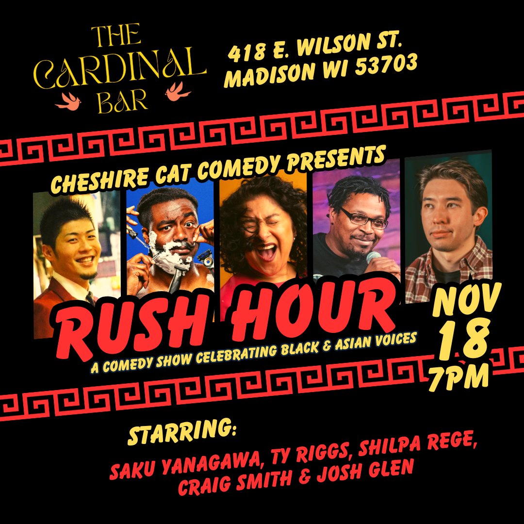 ccatcomedyco's tweet photo. Dense weekend coming up! Lots of fun shows, all with their own special twists 🙀 https://t.co/K8UQpxQZVa