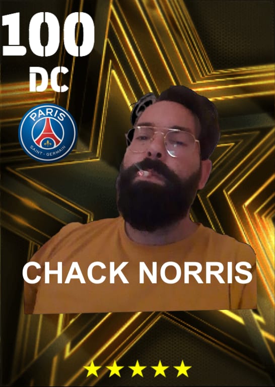 Con ustedes el semental de ElChe, el terror de los jugadores Top con vosotros el gran #ChackNorrys que este año viene con ganas de llevarse la copa. Bienvenido