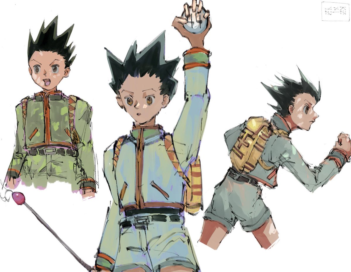 the rumors are true… gon rlly got #44’s plate… #hxh #gon