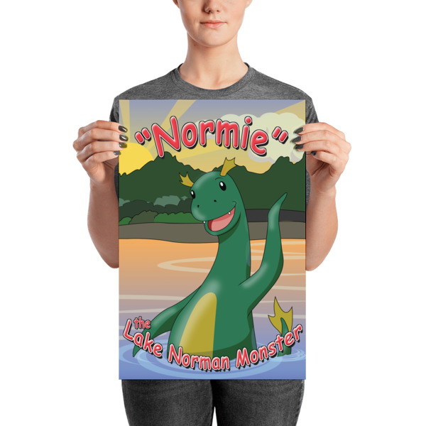 Have you seen "Normie" the Lake Norman Monster?  “Normie” the Lake Norman Monster 12×18 Poster is.gd/6W0QNT