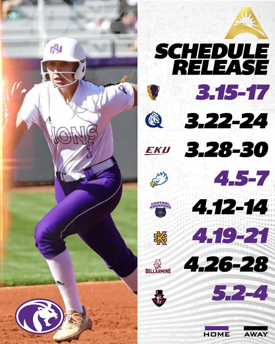 ASUN Softball๐ฅ (@asunsoftball) on Twitter photo ๐ฎ๐ฌ๐ฎ๐ฐ #๐๐ฆ๐จ๐ก๐ฆ๐ ๐๐ผ๐ป๐ณ๐ฒ๐ฟ๐ฒ๐ป๐ฐ๐ฒ ๐ฆ๐ฐ๐ต๐ฒ๐ฑ๐๐น๐ฒ - <a href="/UNASoftball/">North Alabama Softball</a>
๐| asunsports.org/news/2023/11/1โฆ
#ASUNBuilt | #RoarLions ๐ฎ๐ฌ๐ฎ๐ฐ #๐๐ฆ๐จ๐ก๐ฆ๐ ๐๐ผ๐ป๐ณ๐ฒ๐ฟ๐ฒ๐ป๐ฐ๐ฒ ๐ฆ๐ฐ๐ต๐ฒ๐ฑ๐๐น๐ฒ - <a href="/UNASoftball/">North Alabama Softball</a>
๐| asunsports.org/news/2023/11/1โฆ
#ASUNBuilt | #RoarLions