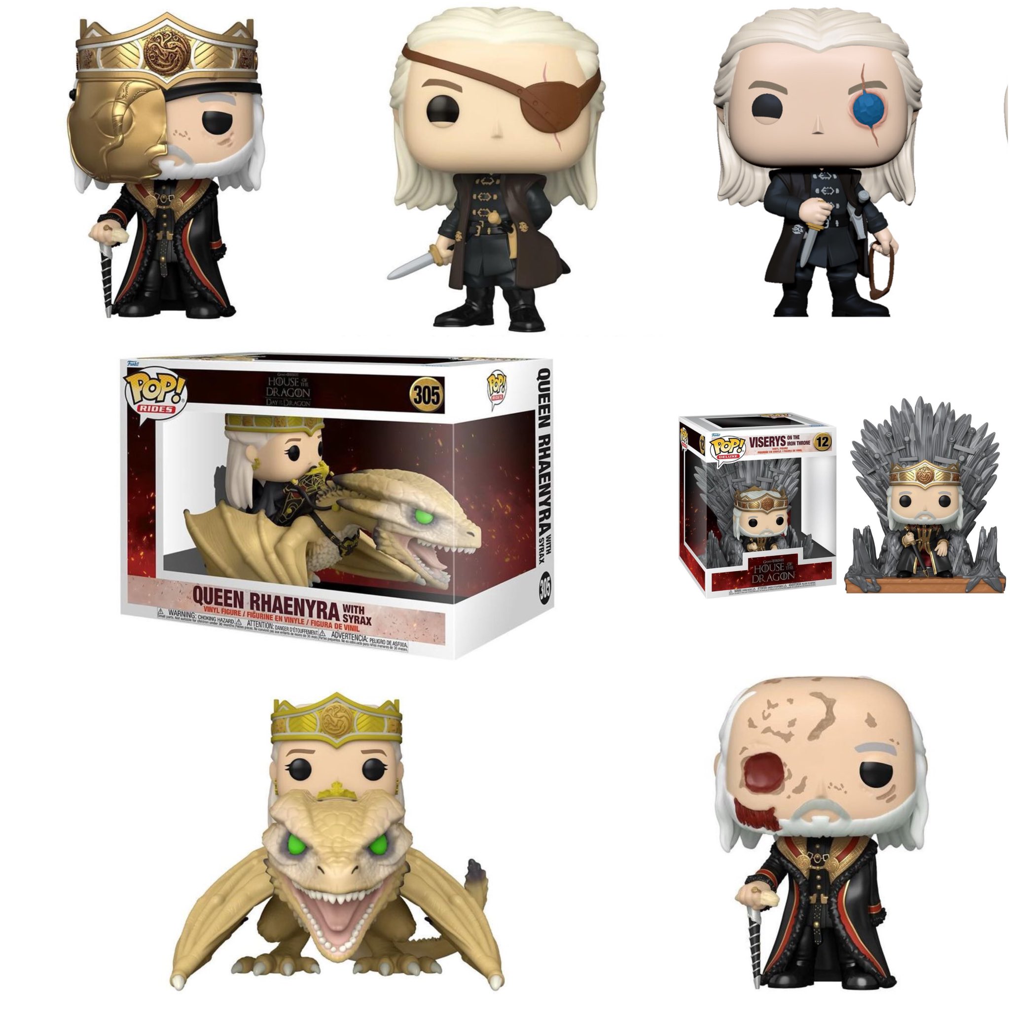 New Game of Thrones: House of the Dragon Funko Collectibles Take