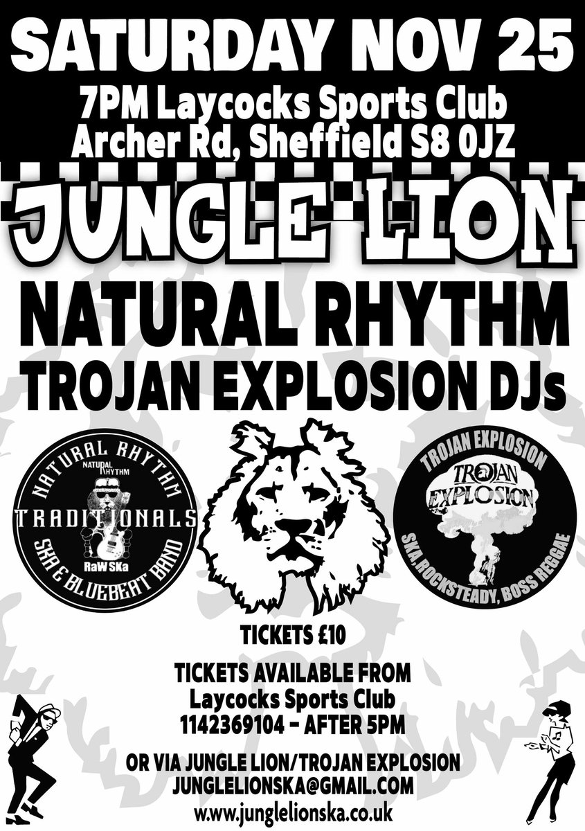 CHANGE OF VENUE - We're now doing our Sat Nov 25th gig at Laycocks Sports Club. Tickets are on sale at the venue, hopefully see you there! :)