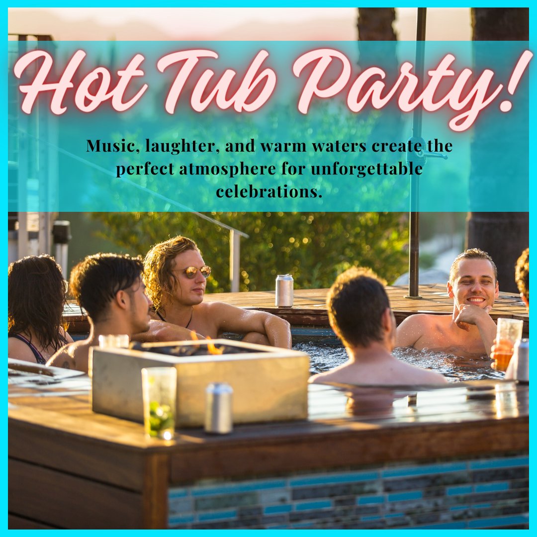 Looking to elevate your social gatherings? A hot tub is your ticket to hosting the coolest parties in town. Music, laughter, and warm waters create the perfect atmosphere for unforgettable celebrations. Get ready to be the life of the party! 🎉🎵
#HotTubFun #EntertainmentHub