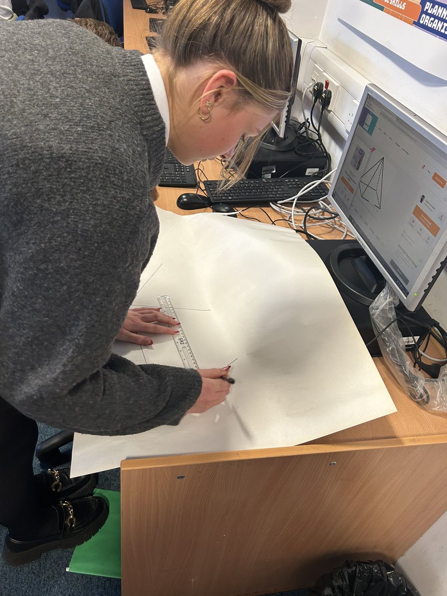 Higher Business Management pupils showing off their creative skills and knowledge of motivational theories.