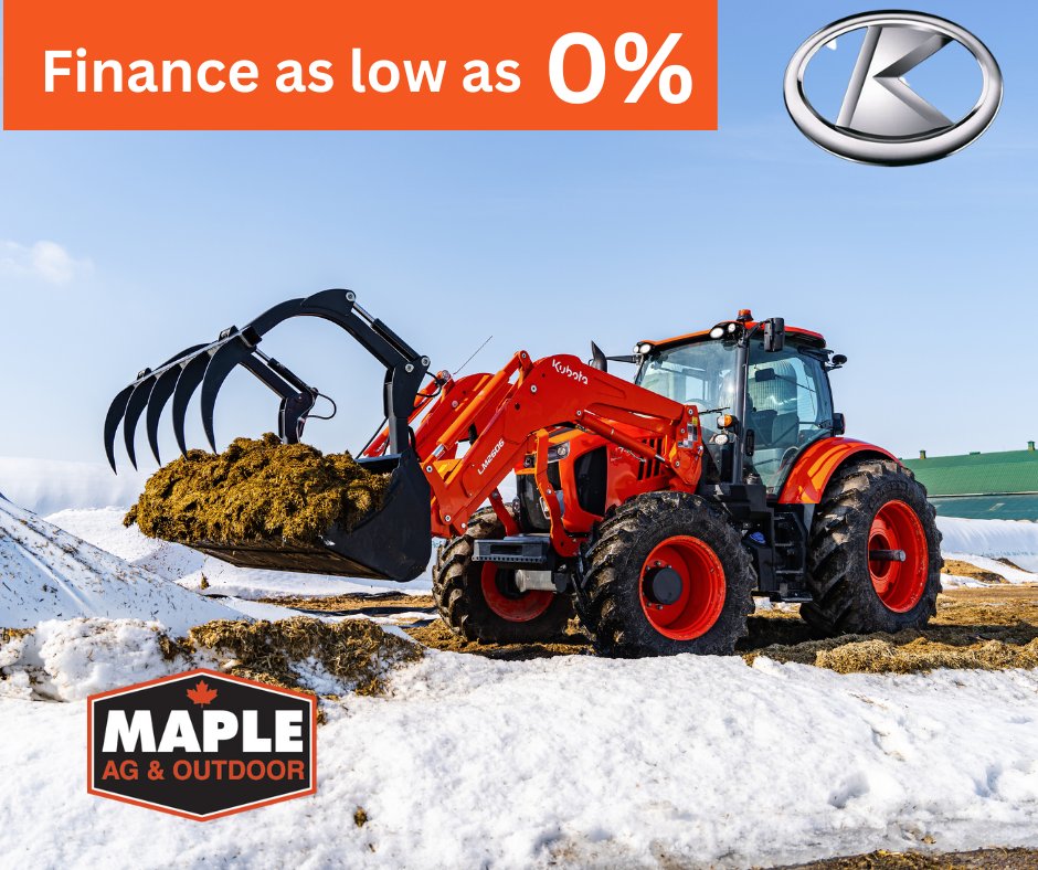 🚜🌾 Unleash the potential of your farm with the Kubota M7-4 Series tractor at Maple Ag &amp; Outdoor! 🌾🚜

Tailored for grain farmers, ranchers, and RM's, the M7-4 Series is your key to efficiency and power.