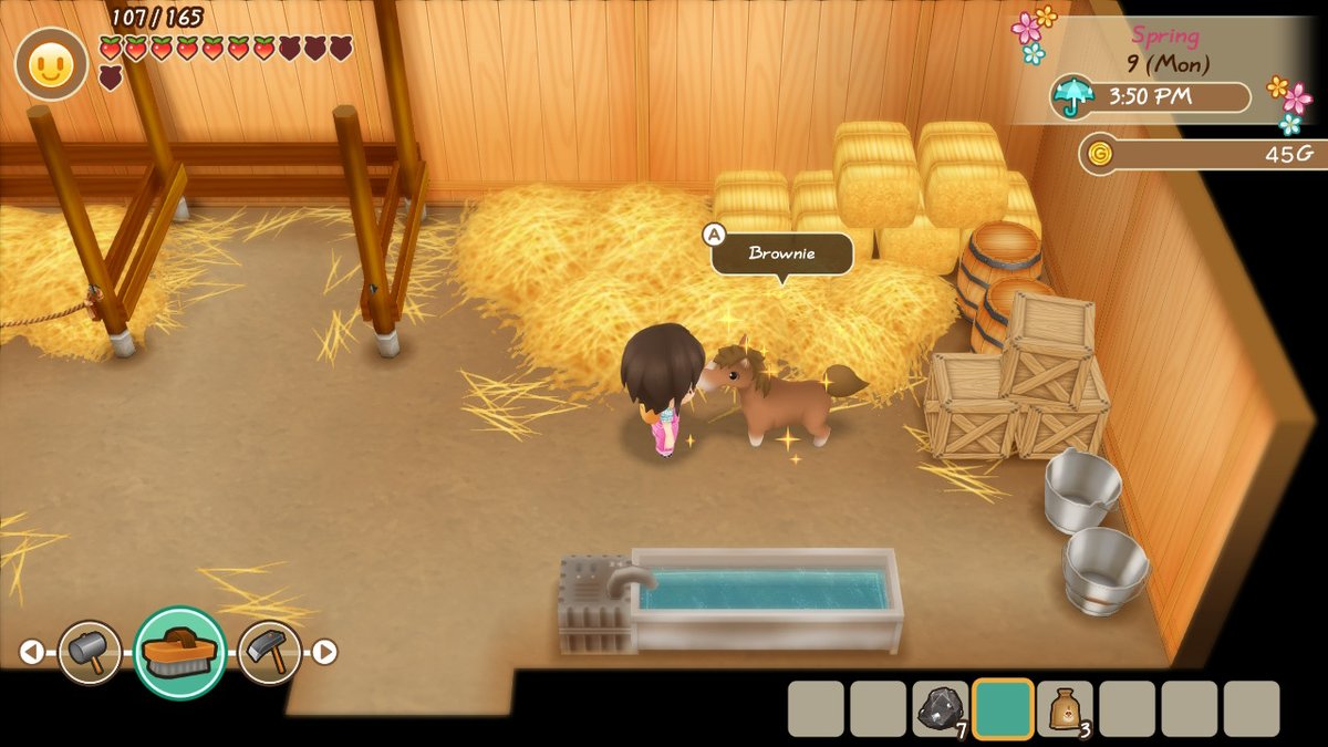 otterlarii's tweet photo. Conheçam o Brownie <3 #StoryOfSeasonsFriendsOfMineralTown #NintendoSwitch https://t.co/42X3efIEg4
