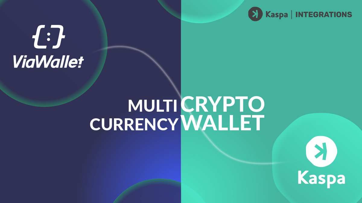 kaspaunchained's tweet image. 📢#Kaspa Integration news!
@ViaWallet, a multi-crypto wallet, adds $KAS!
viawallet.com 
#ViaWallet #Kaspa #DYOR